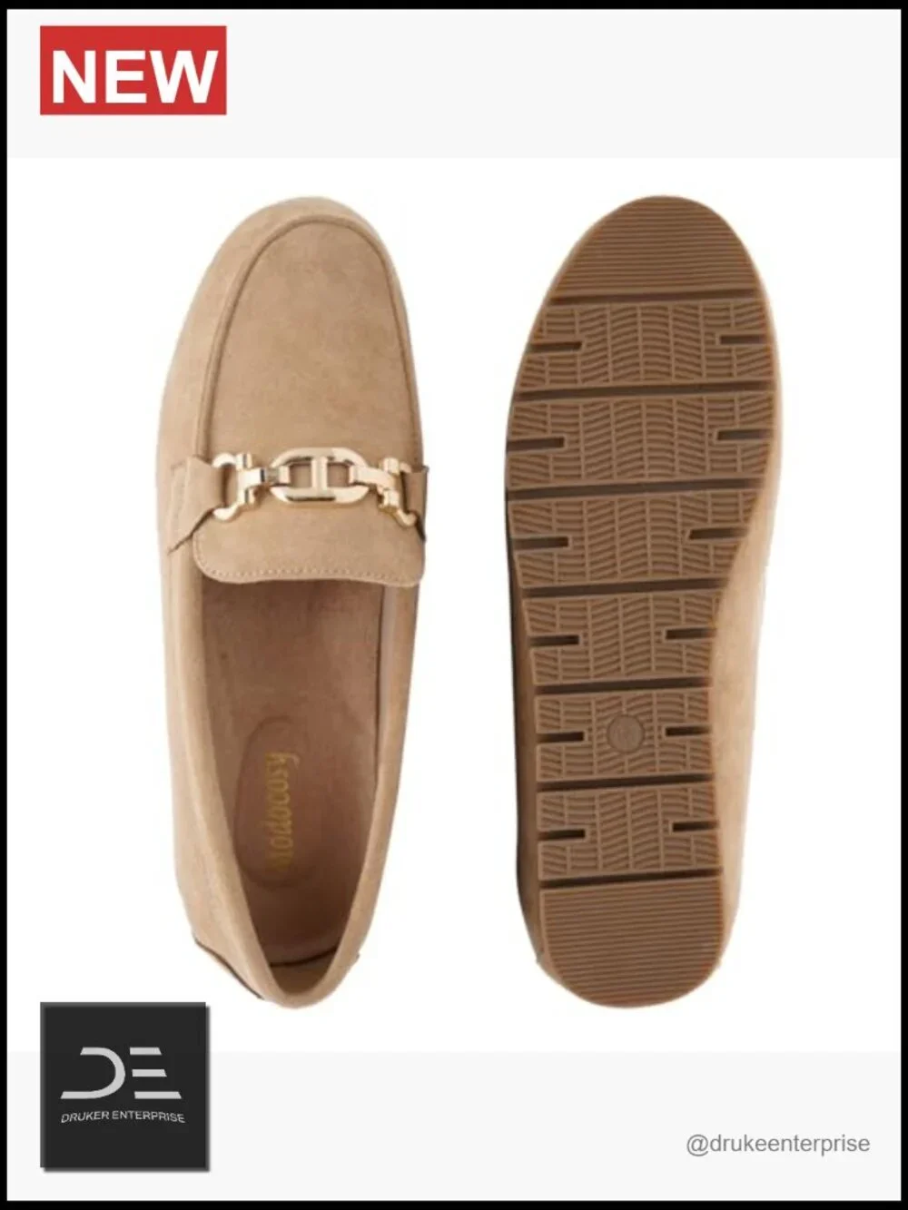 Faux Suede Loafers Cute Slip On Driving Flats Comfortable Lightweight